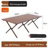 Folding Metal Carbon Steel Roll-up Camping Table and Chair Set