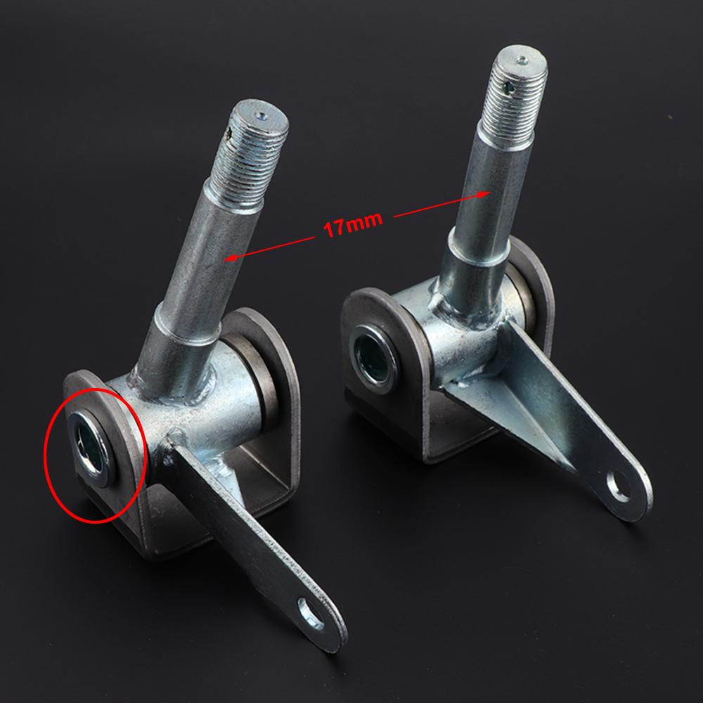 15mm/17mm 3 Stud Front Wheel Knuckle Spindle 5"/6" Wheel Hub For DIY 110cc 168 200F Go Kart Buggy ATV UTV Quad Bike Parts