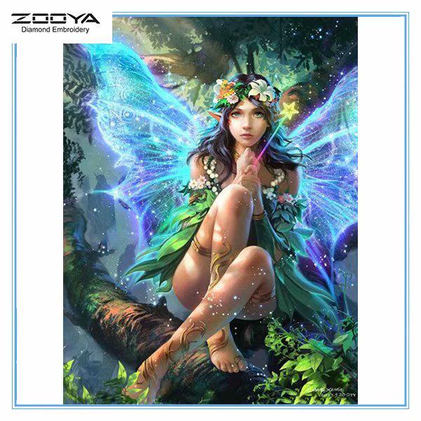 

ZOOYA DIY 3D Алмазная вышивка Крестиком Главная Декор Ангел