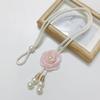 New Floral Curtain Tiebacks, Modern Minimalist Style, Adjustable Design Fits All Sheer Curtains, Tidy Up Windows .