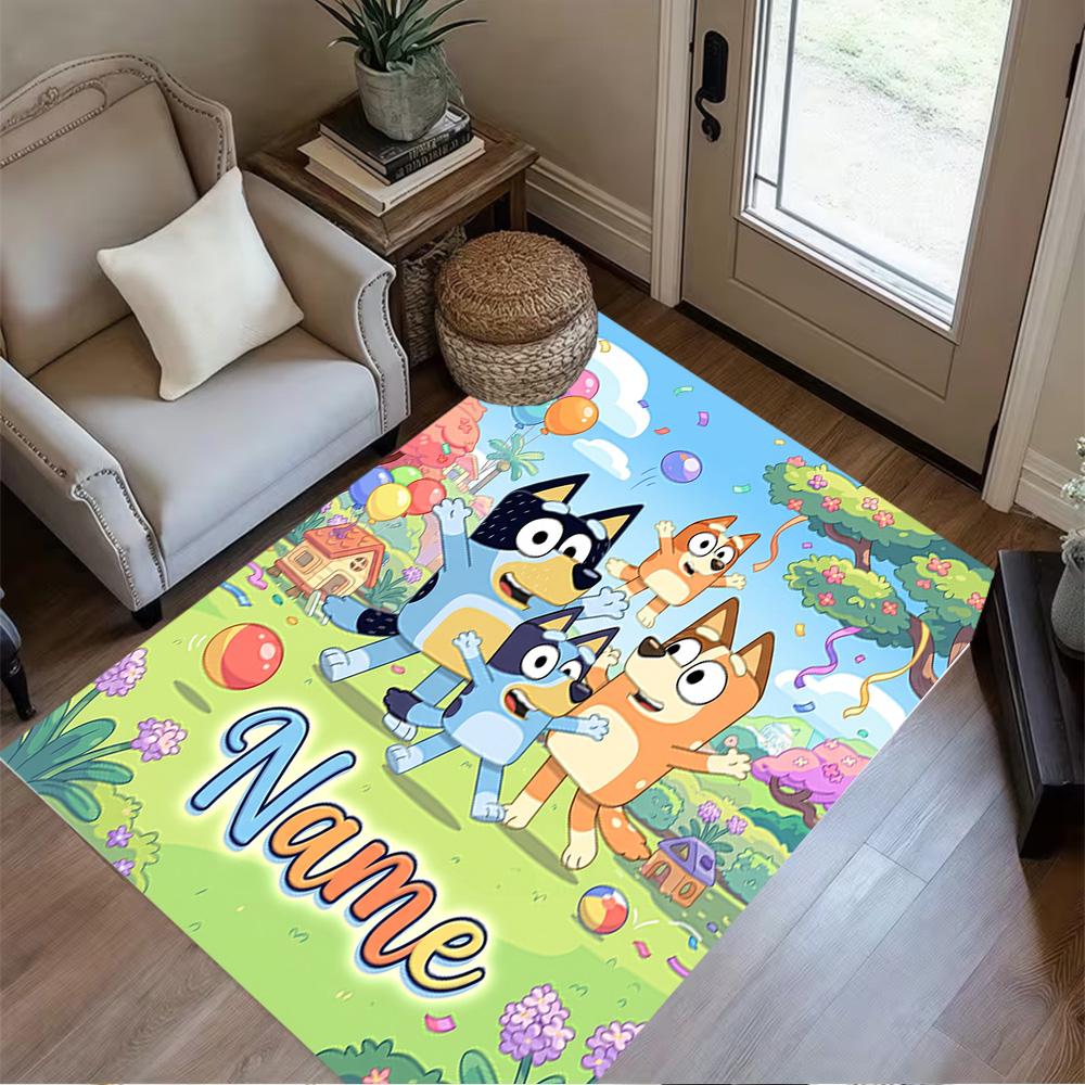 Space Pals Adventure Customizable Name Carpet Perfect for Outdoor Dining Room Entryway Bedrooms Antislip Carpet Office home decor Wedding Party Gift