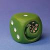 Monster Dice Funy Monster Face Resin Dice Set Halloween Tabletop Game Dice Set Props Weird Monster Dice Set For Table Games Role