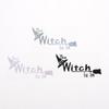 Car Sticker "The Witch Is In" Creative Letter Decal Waterproof Universal Fit for Auto Truck Motorcycle Rear Windshield