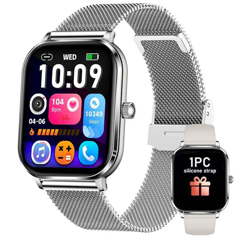 2026 New Women Smart Watch 128M Memory 5 Watch Faces 8 Menu Modes 1.82" IPS Screen BT5.3 Call IP68 Waterproof Sports Tracker