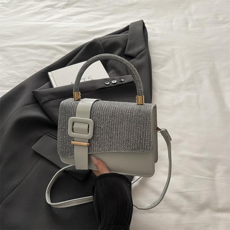 Trend New Autumn Casual Popular Simple Fashion Shoulder Crossbody Portable Small Square Women's Bag