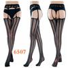 Sexy Fishnet Stockings: Non-Slip Garter, Open Crotch, One-Piece Lingerie for Nurses and Stewardesses