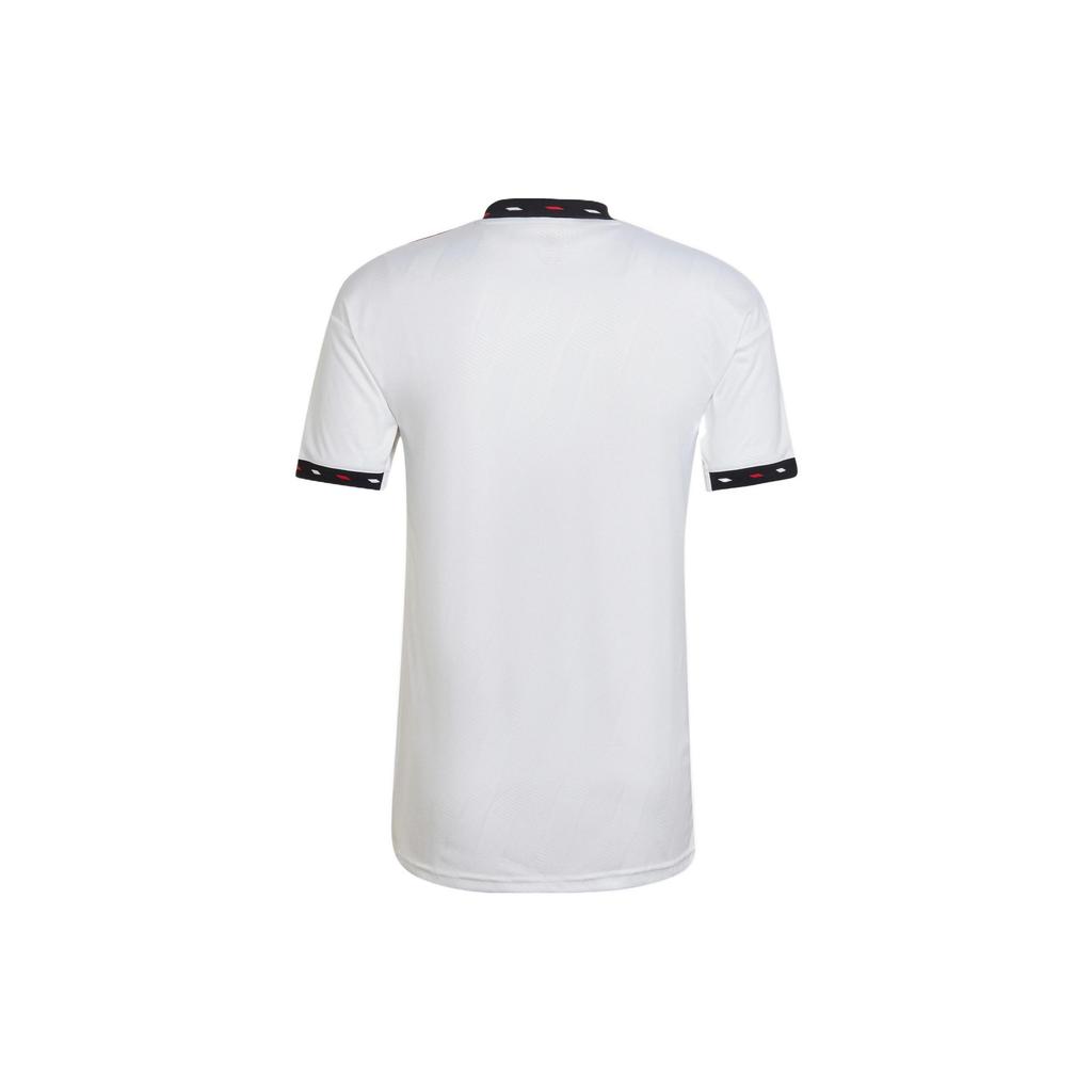 adidas Manchester United Soccer Jerseys Men's White Moderate Straight Fit H13880