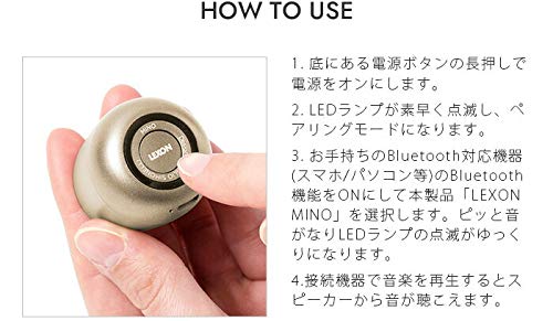 Lexon Mino Bluetooth Speaker [Black / LA113]