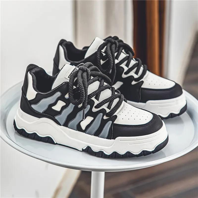 Fashion New Exquisite Men's Sneakers Fashion Trend Casual Board Shoes for Youth and Students Lightweight and Breathable Running Shoes