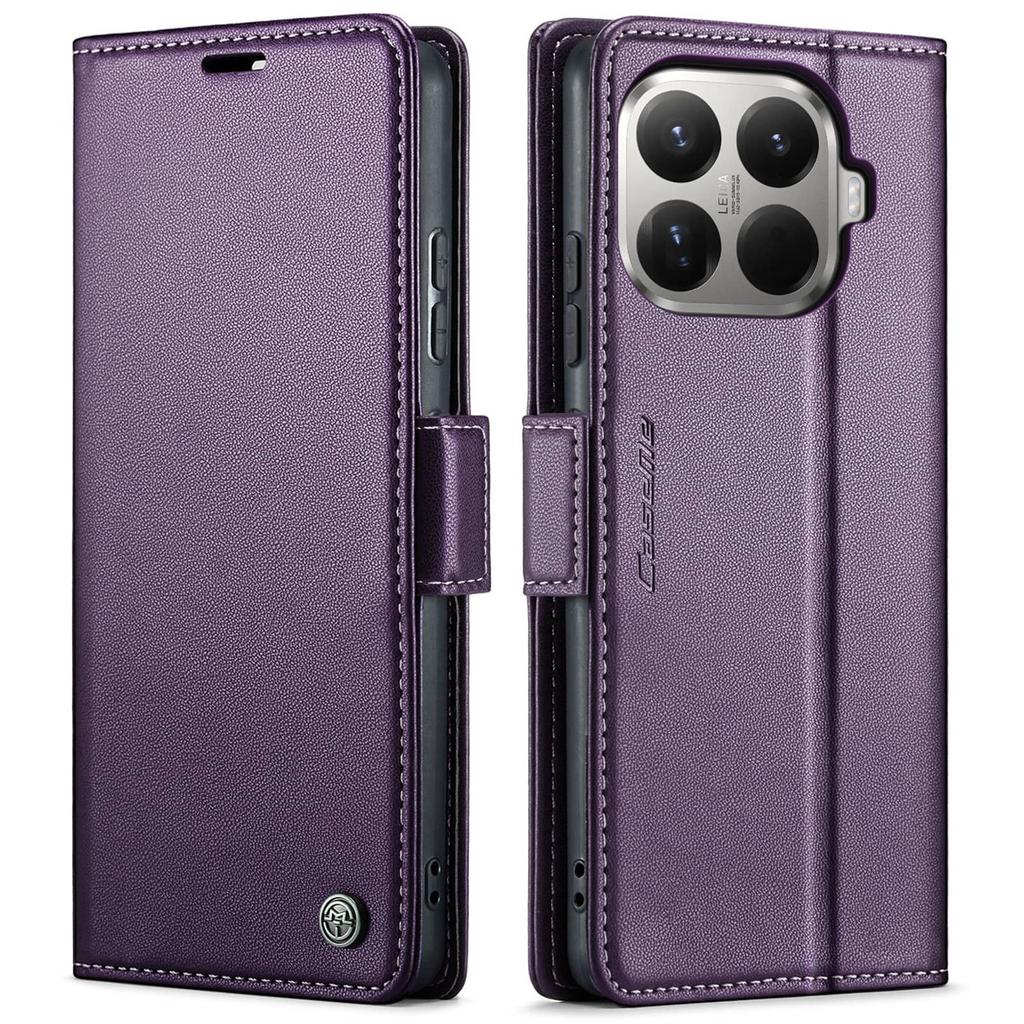 For Xiaomi 15T Pro Xiaomi 15T Case With Card Holder, Wallet Case with RFID Blocking, Durable Leather Kickstand Magnetic Clasp