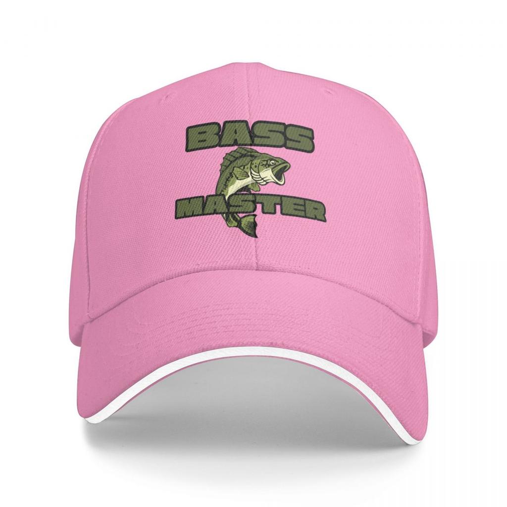 Bass Master Lustiges Angel Design Baseballkappe Luxushut Individuell Designer-Kappe Herren Damen