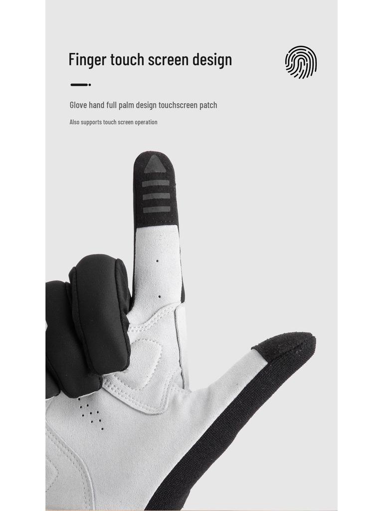 TOSUOD Shock-Absorbing Wear-Resistant Cycling & Motorcycle Touchscreen Gloves