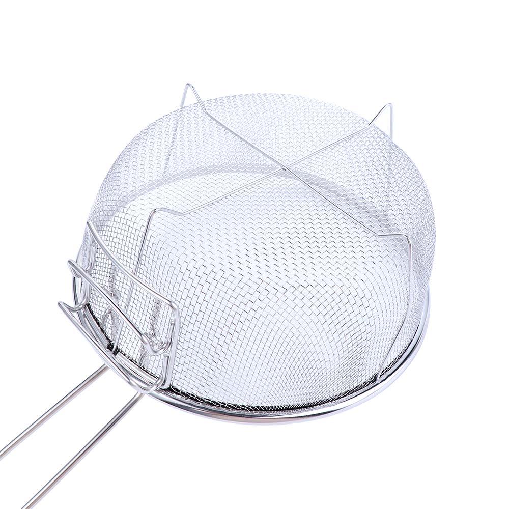 Mesh Net French Fries Deep Frying Stainless Steel Filter Food Colander Fry Basket Cooking Tools