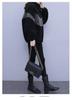 Damen Plus Size doppelseitige Fleecejacke Herbst/Winter 2025