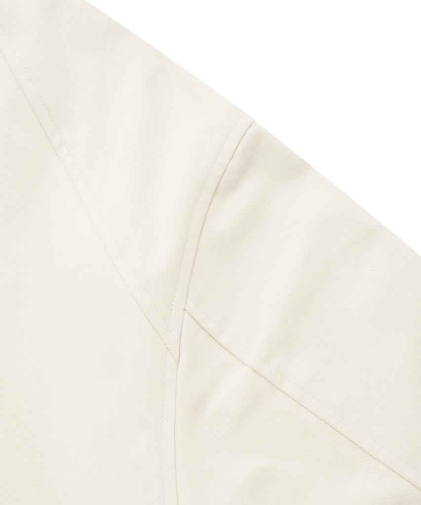 Fallett Cotton Curved Blouson Light Beige