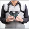 Fernglas-Schultergurt, Rucksack-artiges druckreduzierendes Design, X-förmiges Teleskopzubehör