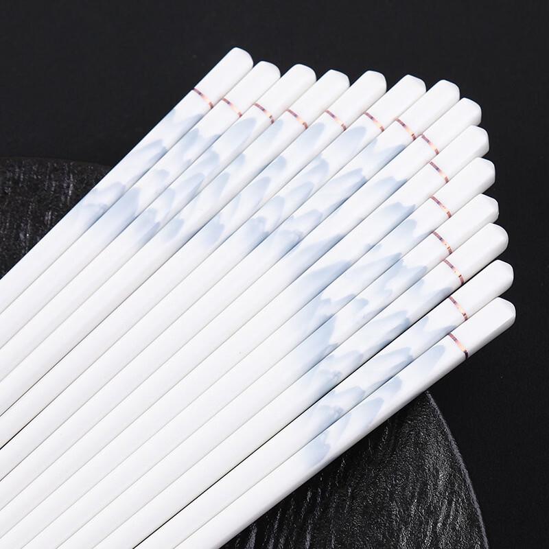 LWGIL Thousand-Mile Rivers & Mountains Ceramic Chopsticks (100 Pairs)