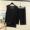 Zweiteiliges Set aus Modal-Tanktop und Shorts für Herren – Sommer