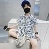 Boys' Summer 2023 Stylish Short-Sleeve Shirt and Suit Set - Trendy Cool Children's Clothing