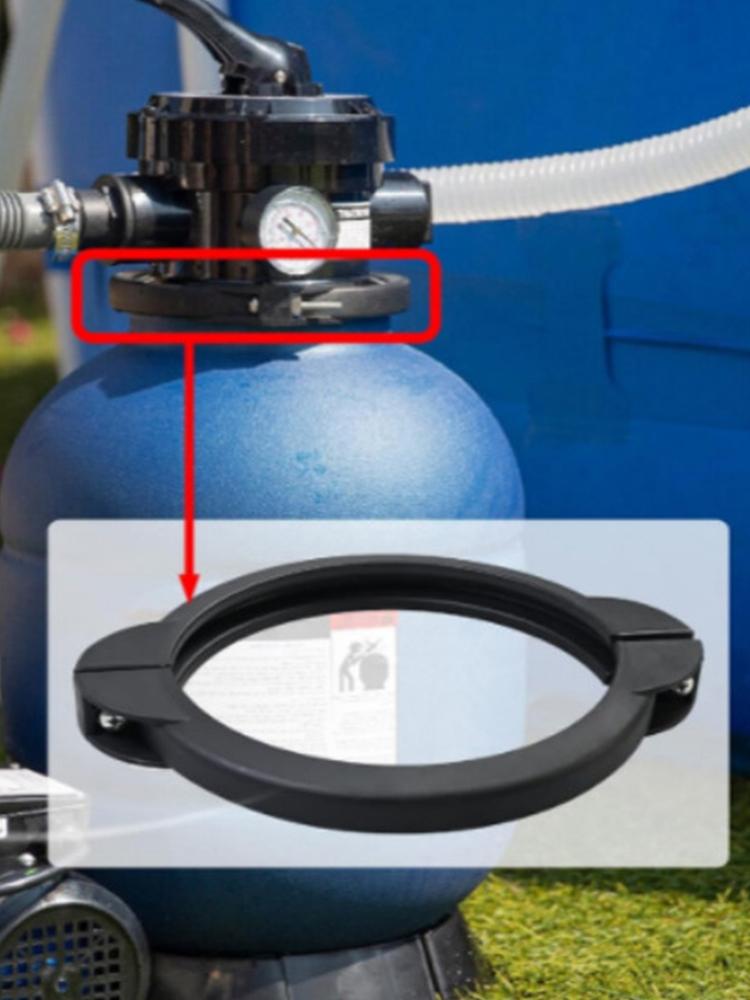 Sand Filter Pump Clamp Pool Pump Clamp Ring Belt Kit Swimming Pool Sand Filter Valve Replacement Outdoor Gardening Tools Parts