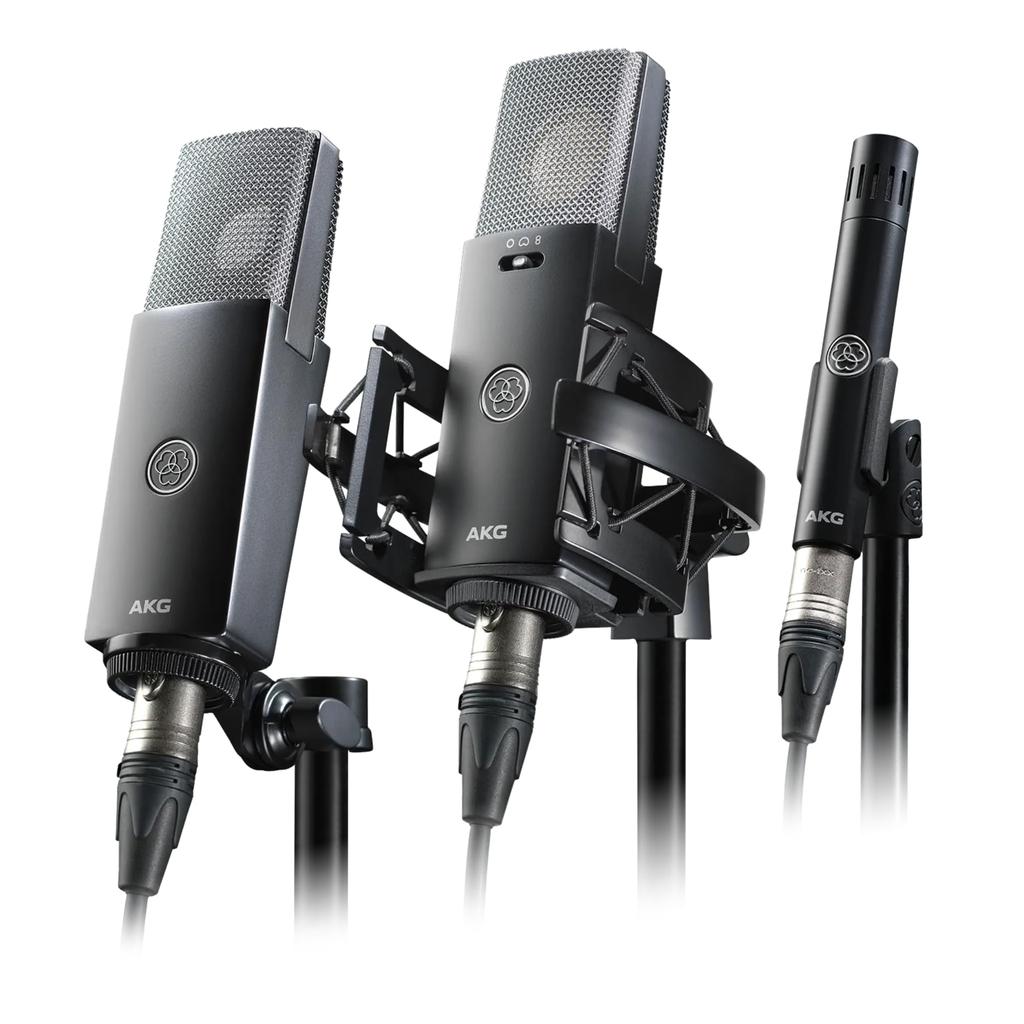 AKG C151 Condenser Microphone for recording instruments such as guitar and Small Diaphragm Hibino Cardioid Recording Unidirectional Stick-Type