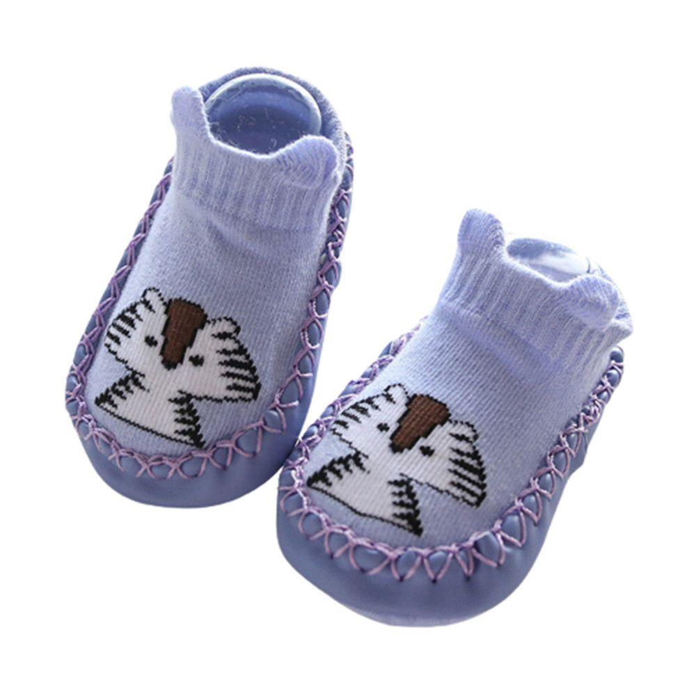 First Walkers Infant Shoes Floor Socks Combed Cotton Socks Shoes Anti-slip Cartoon