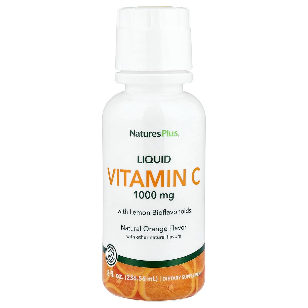 (iHerb) Nature's Plus Liquid Vitamin C Orange 1000mg 236.56ml (8 fl oz)