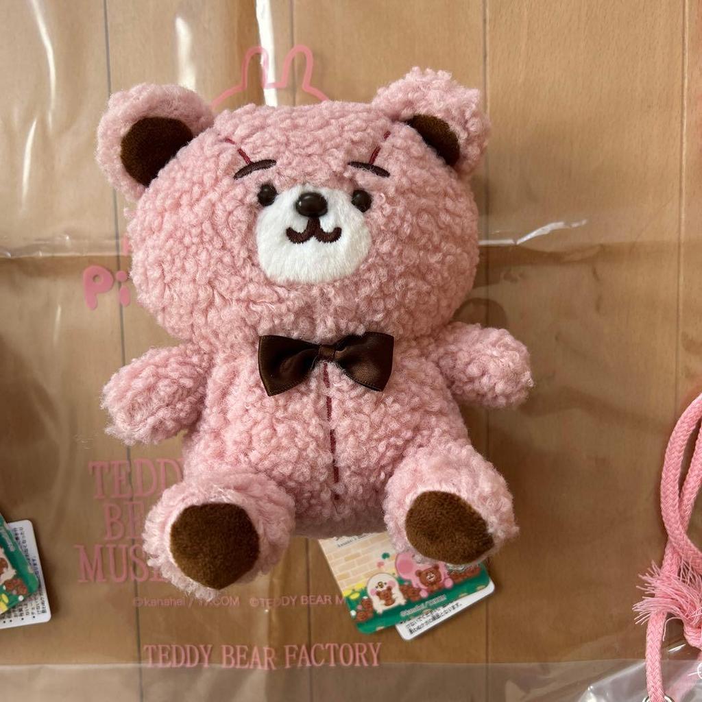 [USED] Kanahei Teddy Bear Museum Pink Teddy Bear