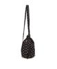 Athe Vanessabruno [Bonbon] Black Dot Shoulder Bag & Backpack Mini Aaba5F141Bk