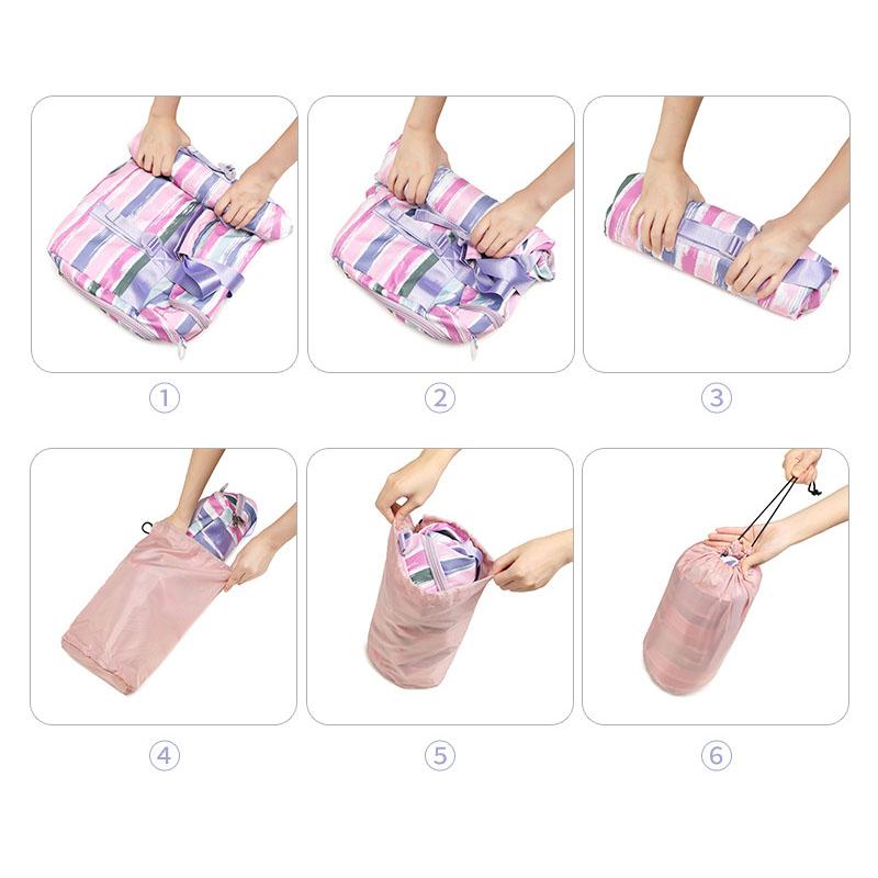 Modische, gestreifte, große Kapazität, Sport- und Outdoor-Schwimmtasche für Geschäftsreisen, eine Schulter-Crossbody-Hand-Reisetasche