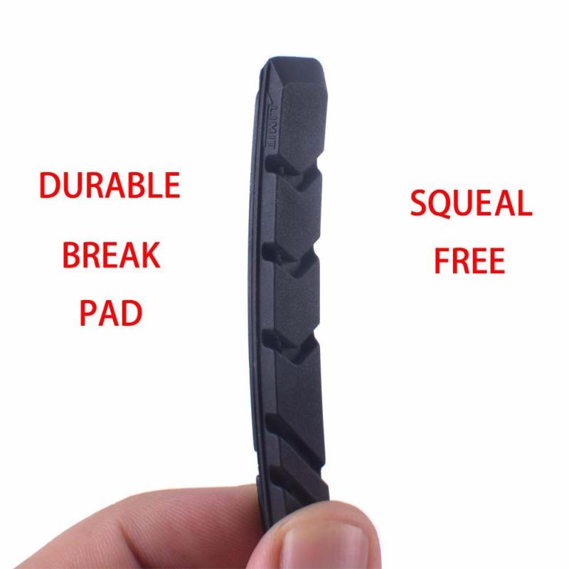 1 Pair ZTTO MTB V-Brake Pads Mountain Bike Road Bicycle Cycling Braking Blocks Rubber Holders