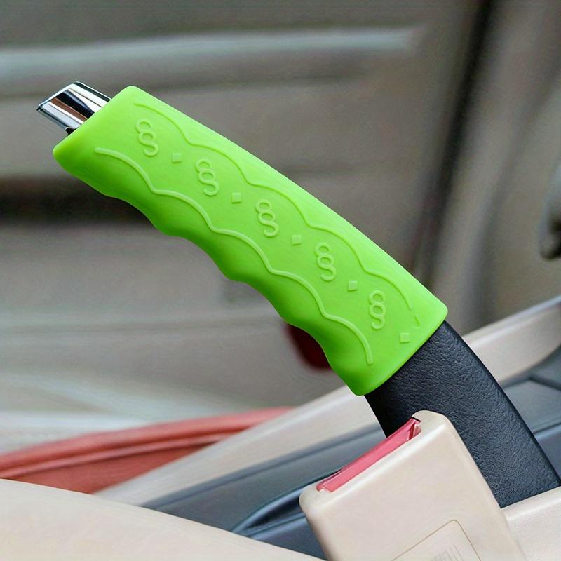 Vehicle Interior Protection Soft Silicone Parking Handbrake Grips  Anti Scratch Breathable For Ford Kia Mercedes Honda Toyota