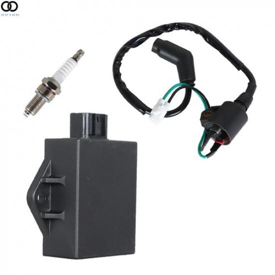 CDI BOX Ignition Coil Spark Plug For Polaris Hawkeye 300 2x4 4x4 Sportsman 300