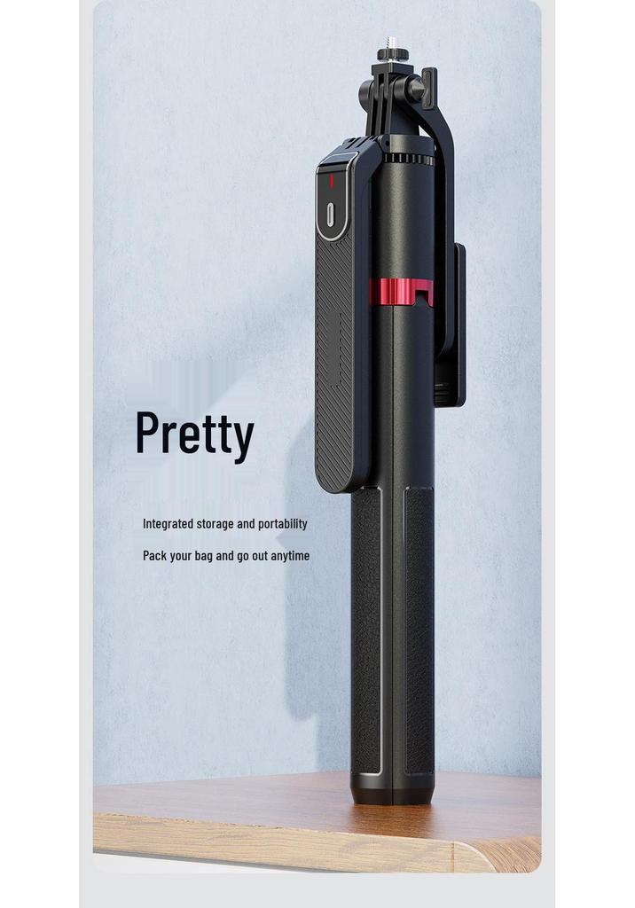 P185MAX Aluminum Bluetooth Selfie Stick & Stabilizer with Four Legs & Remote Control