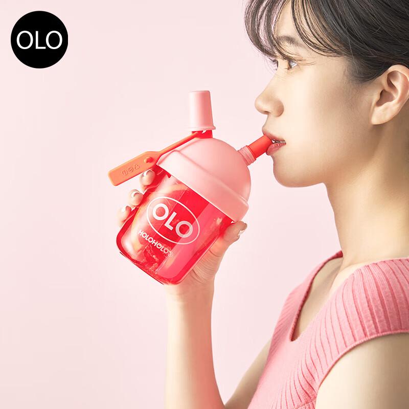 HOLOHOLO Aesthetic Portable Straw Tumbler Handle Style