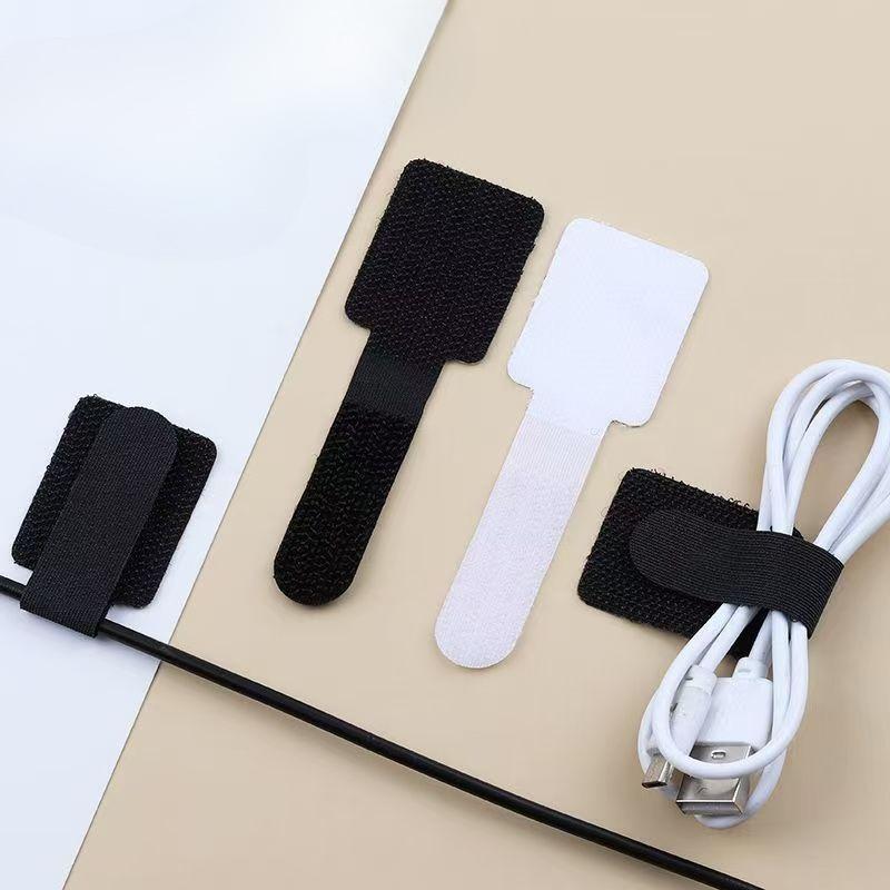 Cable Organizer, Power Cord, Data Cable Storage, Cable Management Tape, Velcro Cable Tie, Self-adhesive Wire, Network Cable Routing Fixer