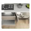 Aluminiumfolie Papier Küche Ölbeständige Folie Herd Wasserdicht Feuchtigkeitsbeständig Selbstklebende Tapete Arbeitsplatte Schrank Renovierung Fliesenaufkleber