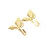 Pack of 2 Leaf Shape Decorative Wall Hooks, Curtain Hooks and Coat Hooks for Home Organization