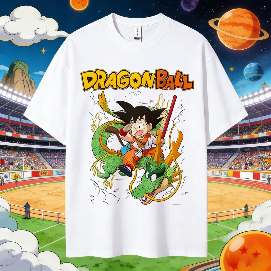 Dragon Ball Goku Shenron Kids Cotton TShirt Adult Boys Girls Family Matching Casual Tee Anime Print Summer Tops for Fans