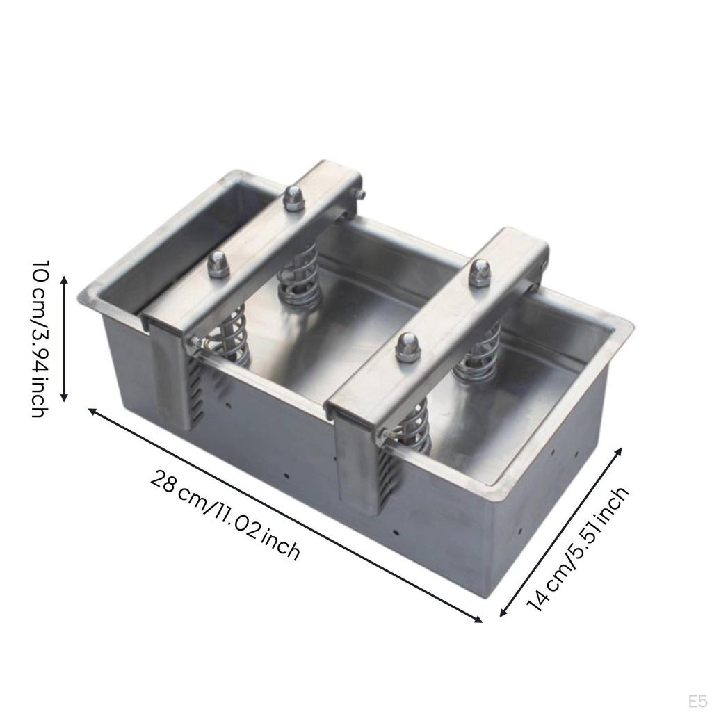 Meat Pressing Form Food-Grade Stainless Steel Compacting Press Rectangular