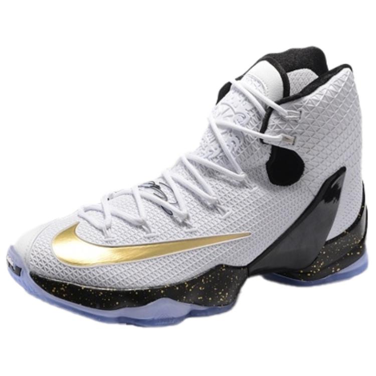 

Nike Lebron 13 Elite EP Comfortable Durable Non-Slip Wear-Resistant High-Top Basketball Shoes Men sneaker White Platinum 831924-170 41