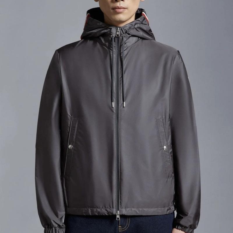 Men's French Style 2025 Autumn Quick-Dry Hooded Polyester Sun Protection Outdoor Jacket