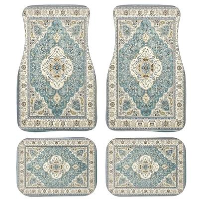 4Pcs Set Of Elegant Ethnic Style Car Mats, Anti Car Floor Protection, Suitable For General Motors - Car Decoration Design Gift