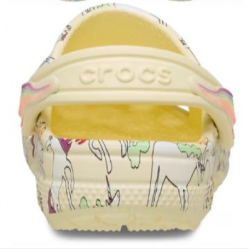 Crocs Classic Unicorn Graphic Clog Toddler 212515 7cj