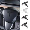 54MM Auto Styling ABS Auto Lenkrad Mittelaufkleber für Model Y 3 S X Roadster Elantra Emblem Abzeichen Aufkleber Zubehör