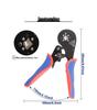 YE16-4E 4-Sided Cold Crimping Pliers for 16 Square Pin Terminals