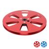 1/4 7 Inch Empty Tape Reel 3 Holes Aluminum Alloy Universal Fit Open Reel Sound Empty Takeup Reel fo
