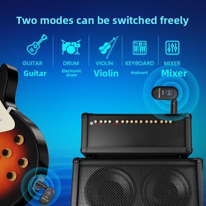 Guitar Wireless Transmitter Receiver For Music Instruments And Live Performances