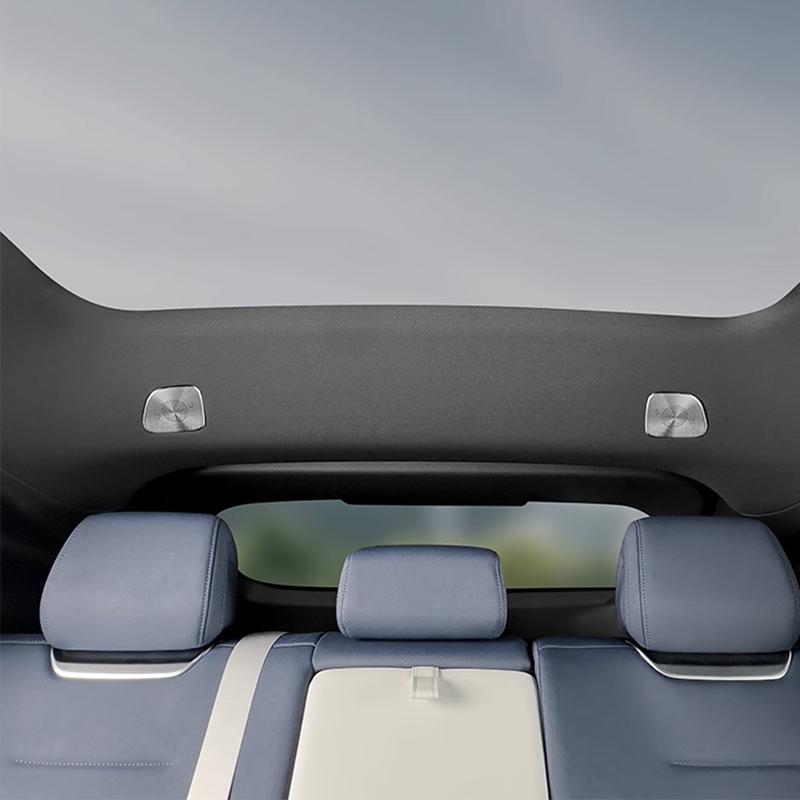 For XPeng Xiao Peng G6 2024 Reading Light Front Back Roof Loudspeaker Cover Stainless Steel Protective Cover Accessorie