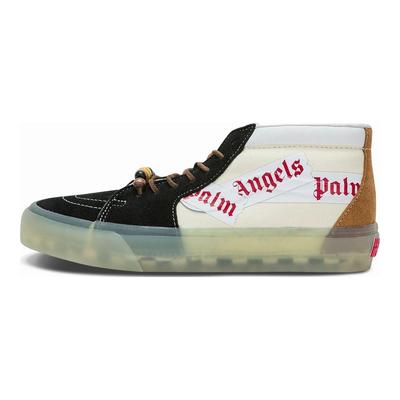 Palm Angels x Sk8-Mid VLT LX Schwarz Unisex Sneaker Chipmunk VN0A7TNH78C